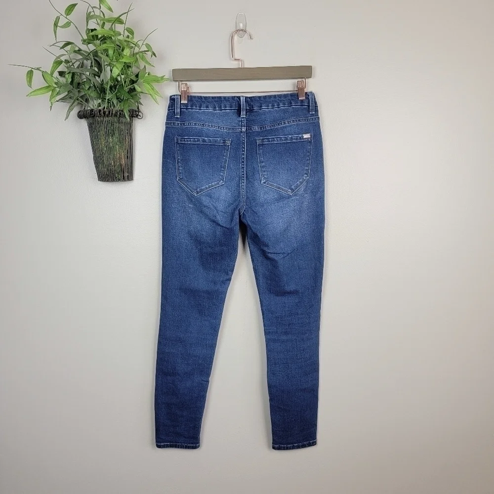 Kensie Ultimate High Rise Skinny Dark Wash Jegging Ankle Legging Jeans 6 28